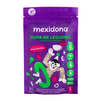 Sopa De Letrinha Mexidinha Legumes Com Brócolis 90g
